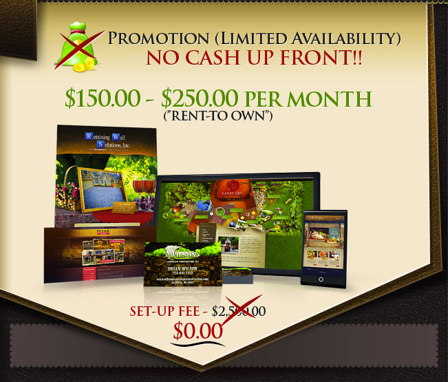 Web developer firm with some of the best website designs in Maryland via our exclusive no cash up front promotion